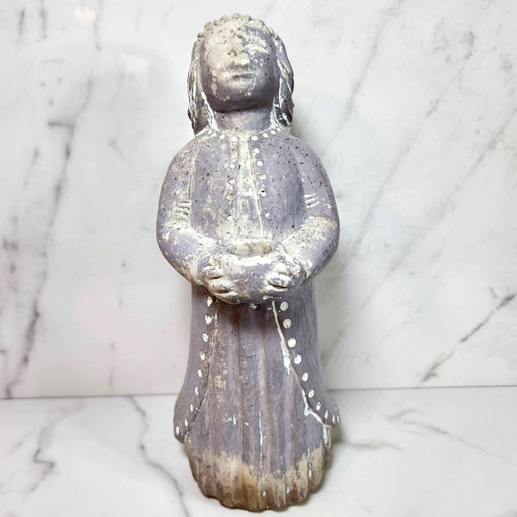 Retired Signed Isabel Bloom Hope Angel with Wings Candle Holder Sculpture 10" - Picture 2 of 10